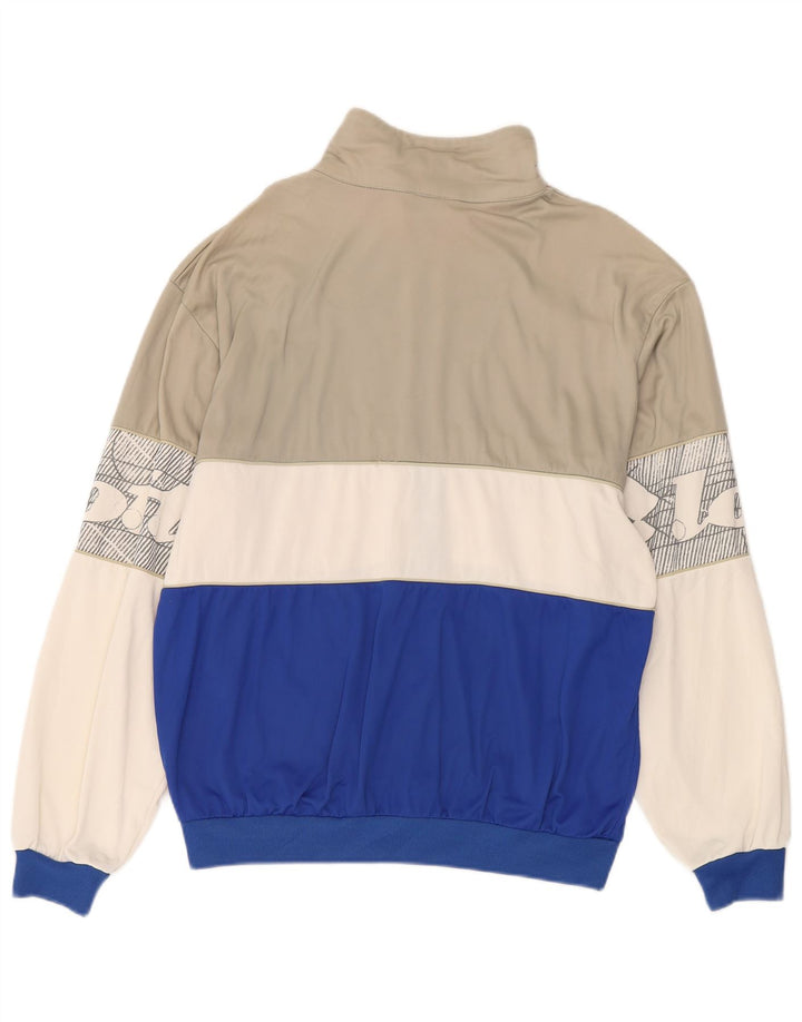 Lotto Herren-Trainingsanzug-Top-Jacke, IT 50, mittelgroß, mehrfarbig, Farbblock