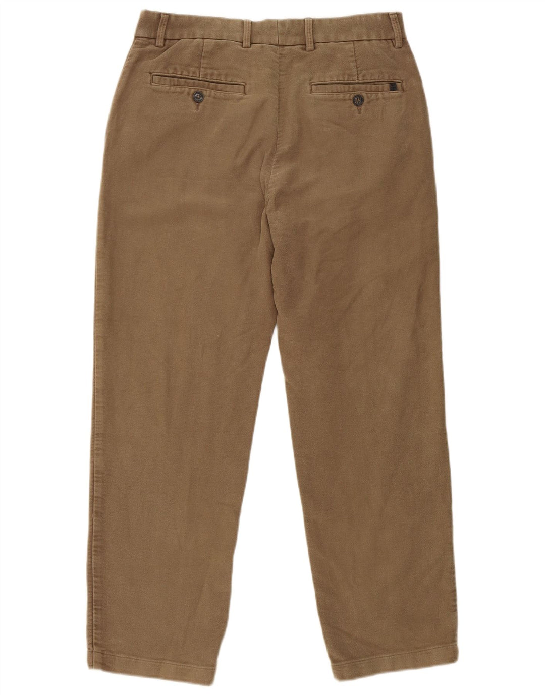 Marks & Spencer Damen Regular Chinohose W32 L29 Beige Baumwolle