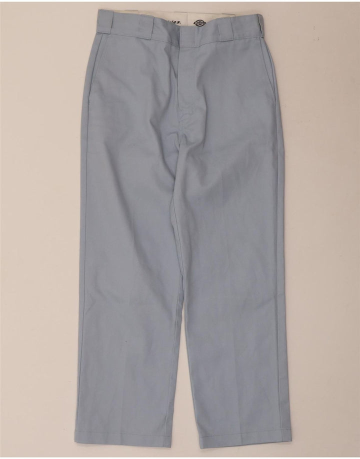 Dickies Gerade Herren-Chinohose W28 L26 Blaues Polyester