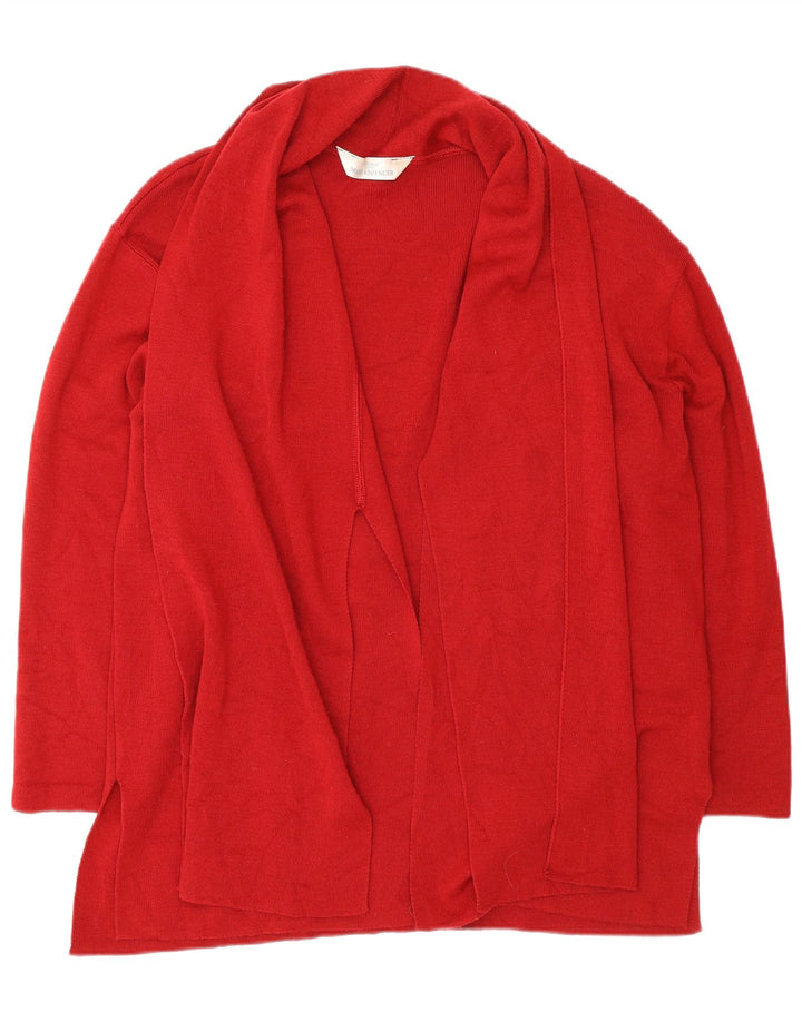 Marks & Spencer Damen-Strickjacke in Übergröße, offen, Gr. 14, Rot