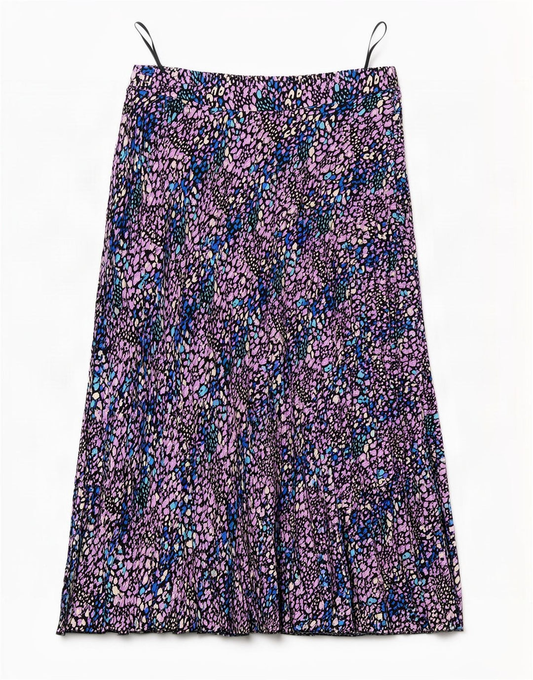 Marks & Spencer Damen A-Linienrock UK 14 Large W34 Mehrfarbig gepunktet