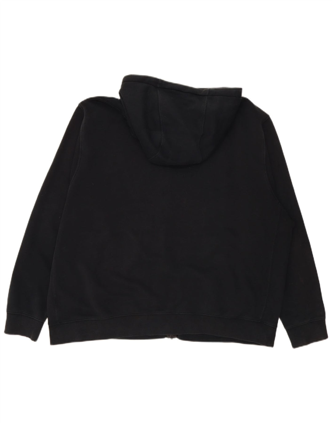 Nike Herren-Kapuzenpullover mit Reißverschluss, 2XL, schwarze Baumwolle