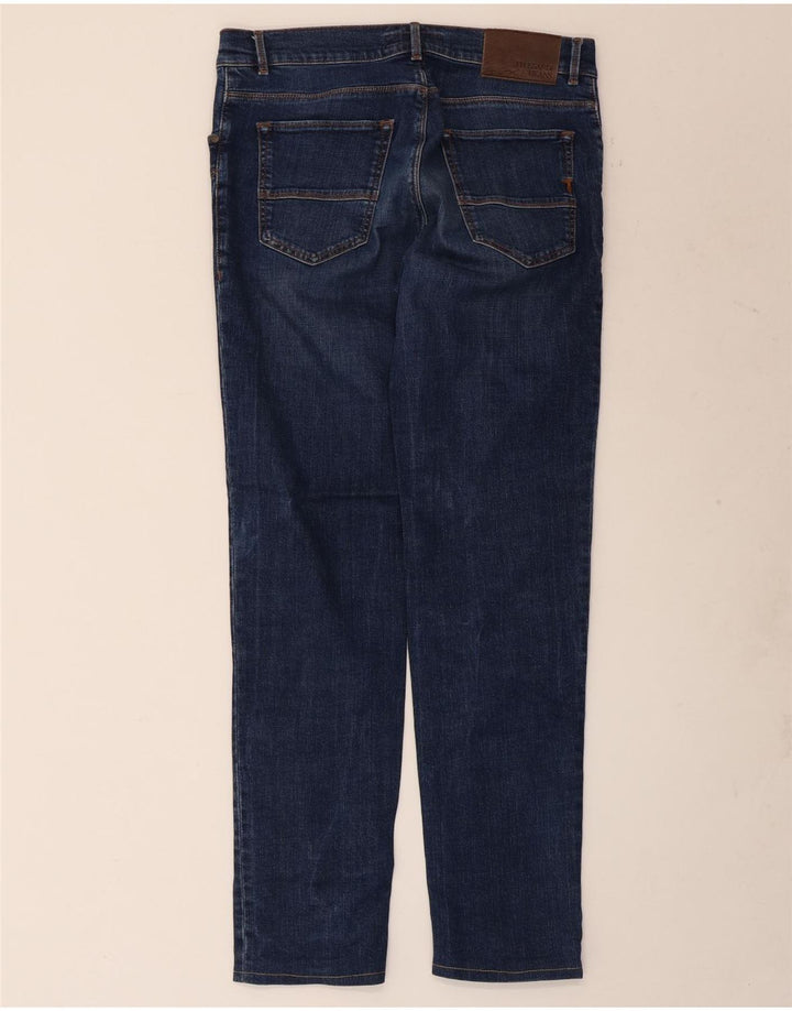 TRUSSARDI Herren Slim Jeans W33 L30 Blaue Baumwolle