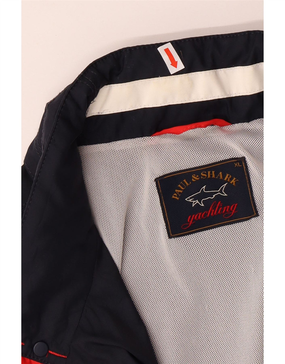 PAUL & SHARK Herren Yachting Regenjacke mit Kapuze UK 42 XL Marineblau