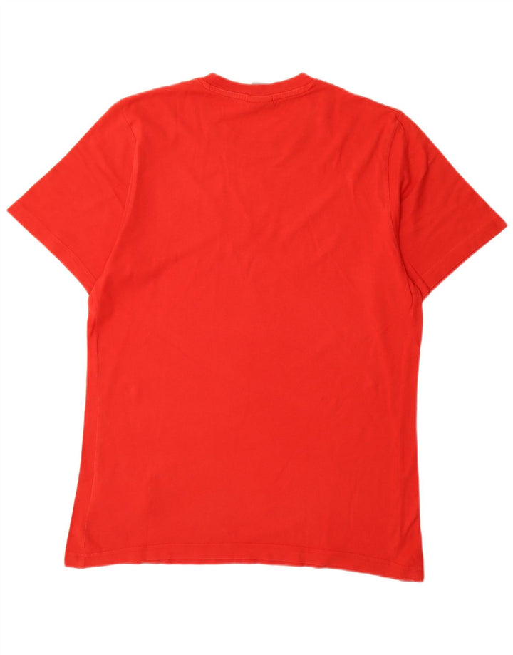 Nike Herren-T-Shirt mit Grafik, UK 39/41, mittelrote Baumwolle