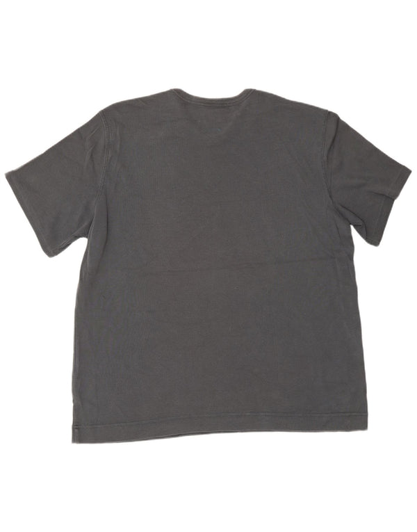 HUGO BOSS Herren T-Shirt Top XL Grau Baumwolle