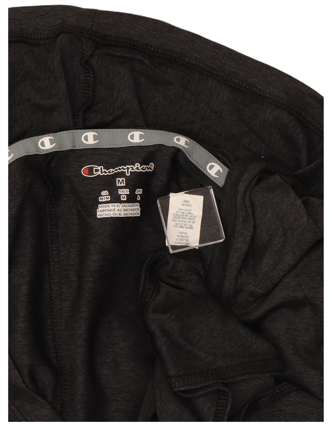 Champion Womens Hooded Graphic Top Langarm UK 12 Mittelgrau