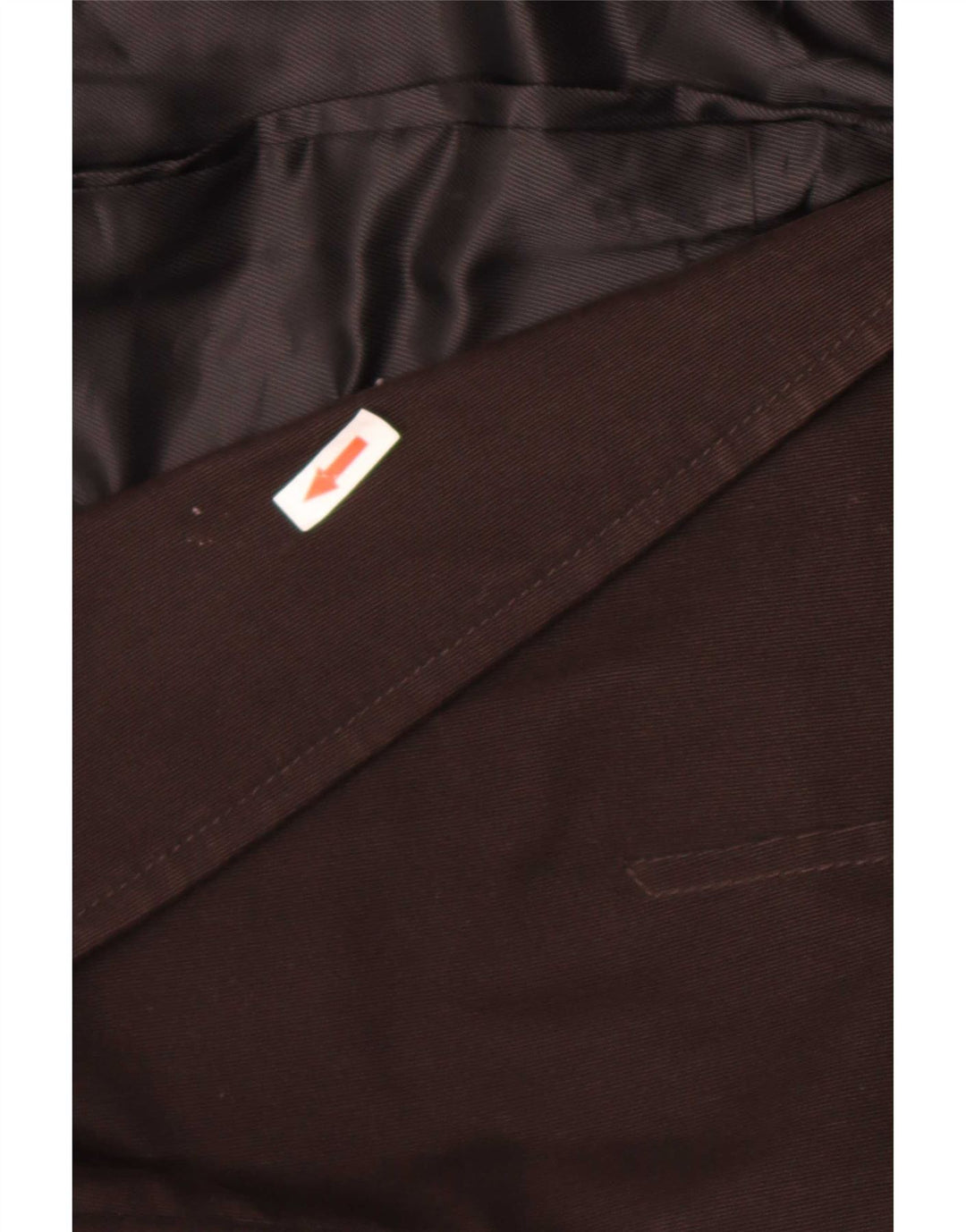 Zara Herren Militär-Blazer mit 2 Knöpfen, EU 54, XL, braune Baumwolle