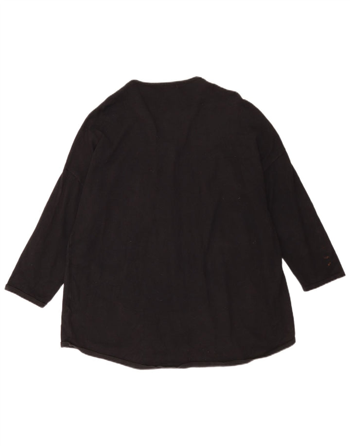 Marks & Spencer Damen Longline-Pullover mit Reißverschluss, Gr. 10, Größe S, Marineblau