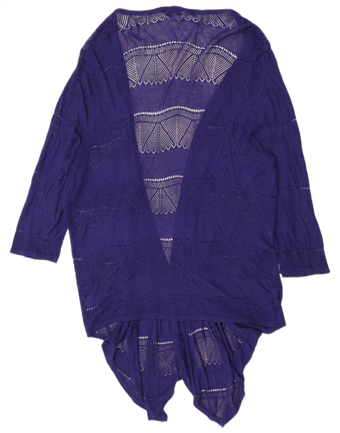 Marks & Spencer Damen Autograph Durchsichtiges Cardigan-Oberteil UK 18 XL Blau