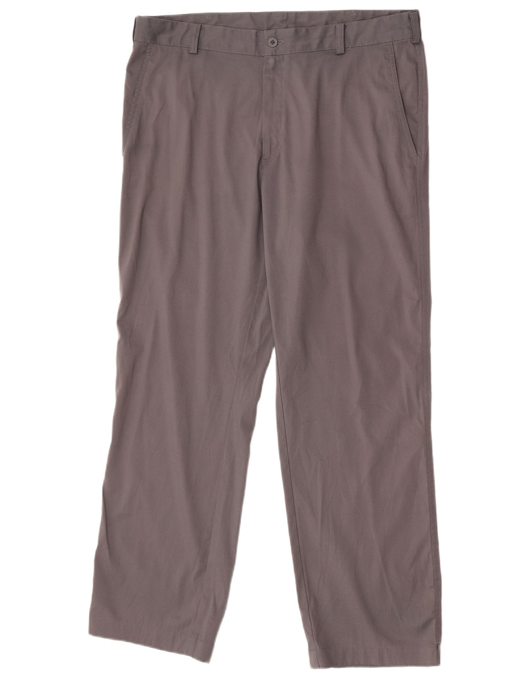 Nike Herren Dri Fit Straight Chino Hose W36 L30 Graues Polyester