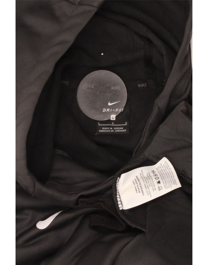 NIKE Herren-Kapuzenpullover mit Baseball-Grafik, groß, aus grauem Polyester
