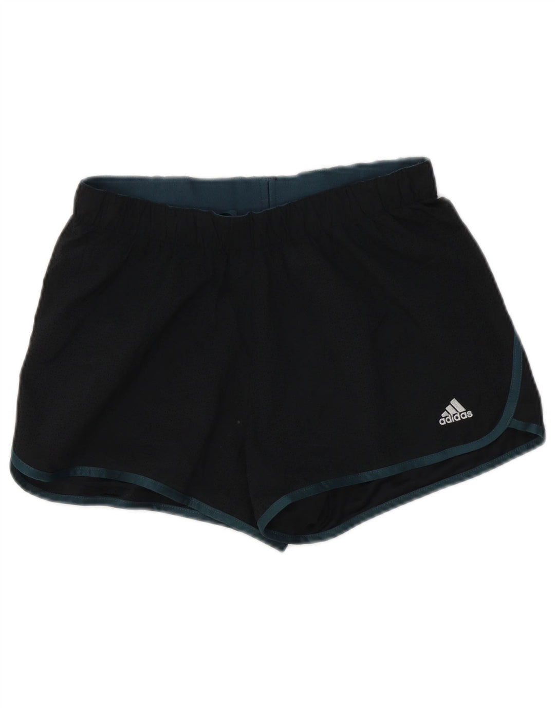 Adidas Damen Sportshorts UK 10 Small Schwarz Polyester