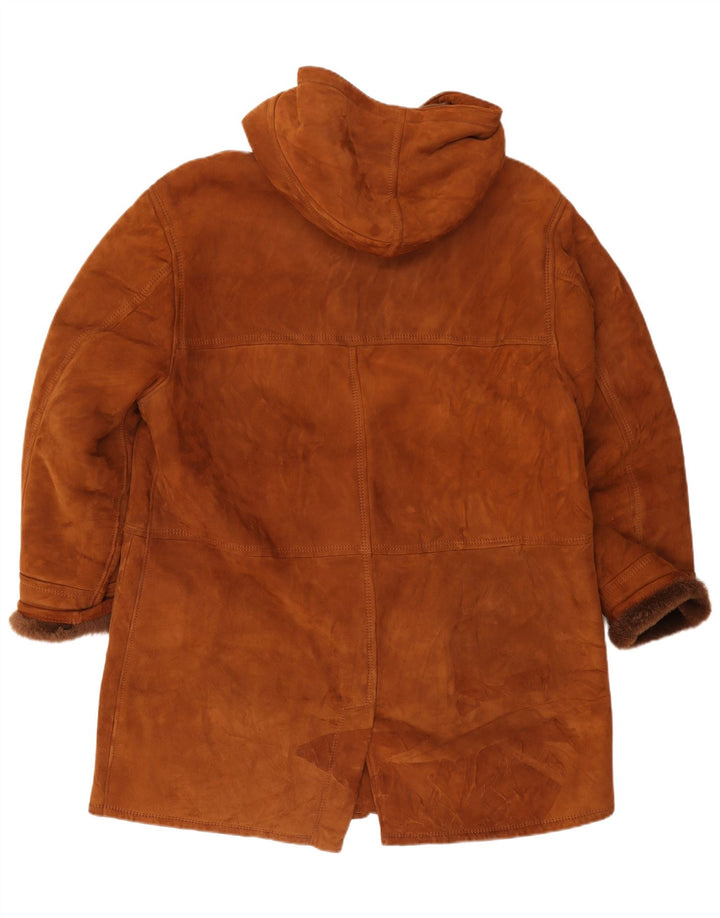 Conbipel Herren Shearling Mantel IT 52 Large Braun