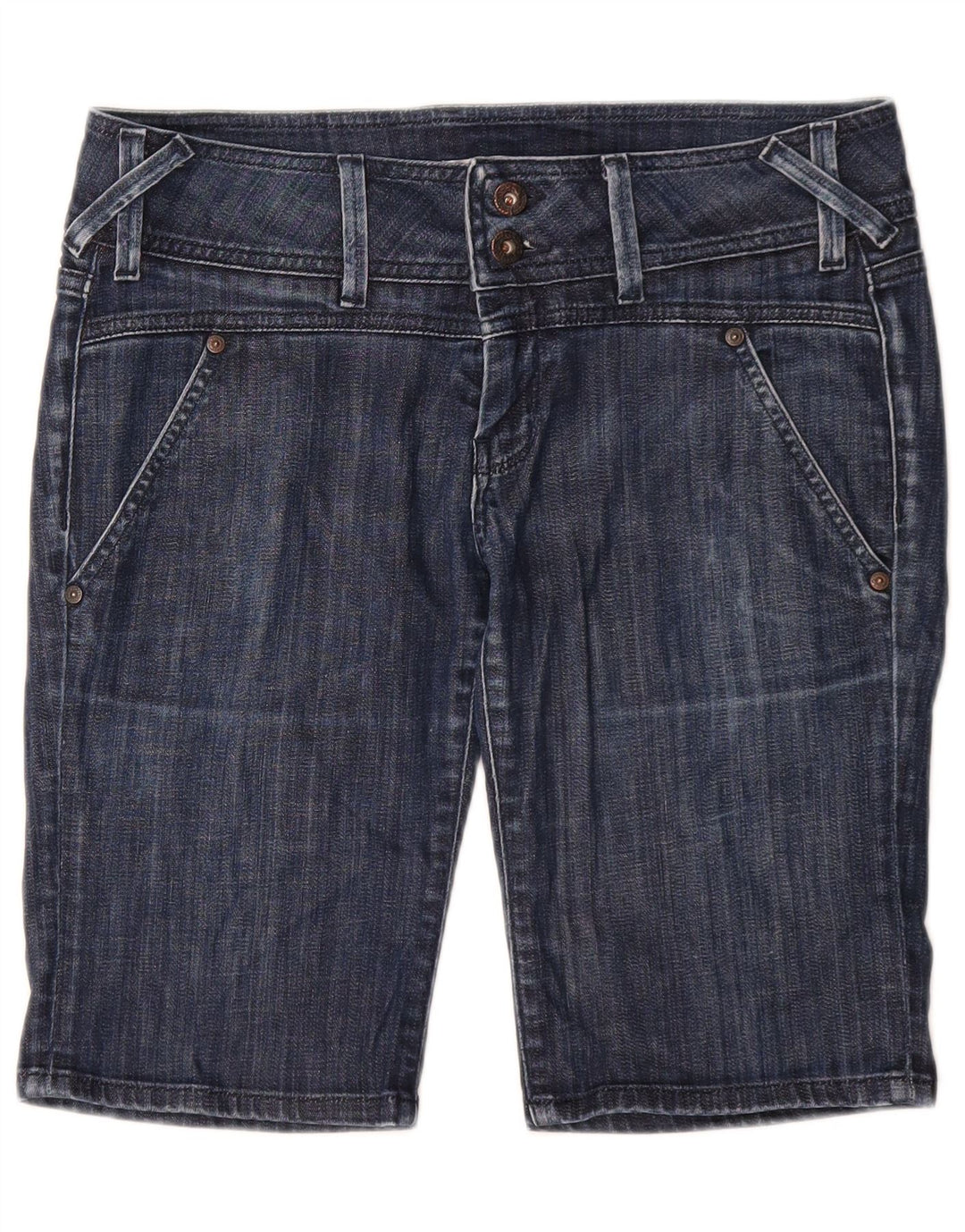 PEPE Jeans Damen Jeansshorts W31 Mittelblaue Baumwolle