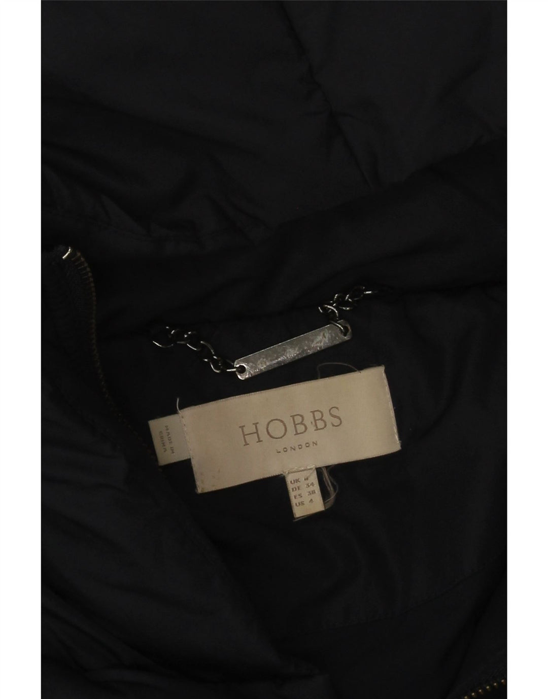 Hobbs Damen-Kapuzenmantel, übergroß, wattiert, Gr. 8, Marineblau, Polyester