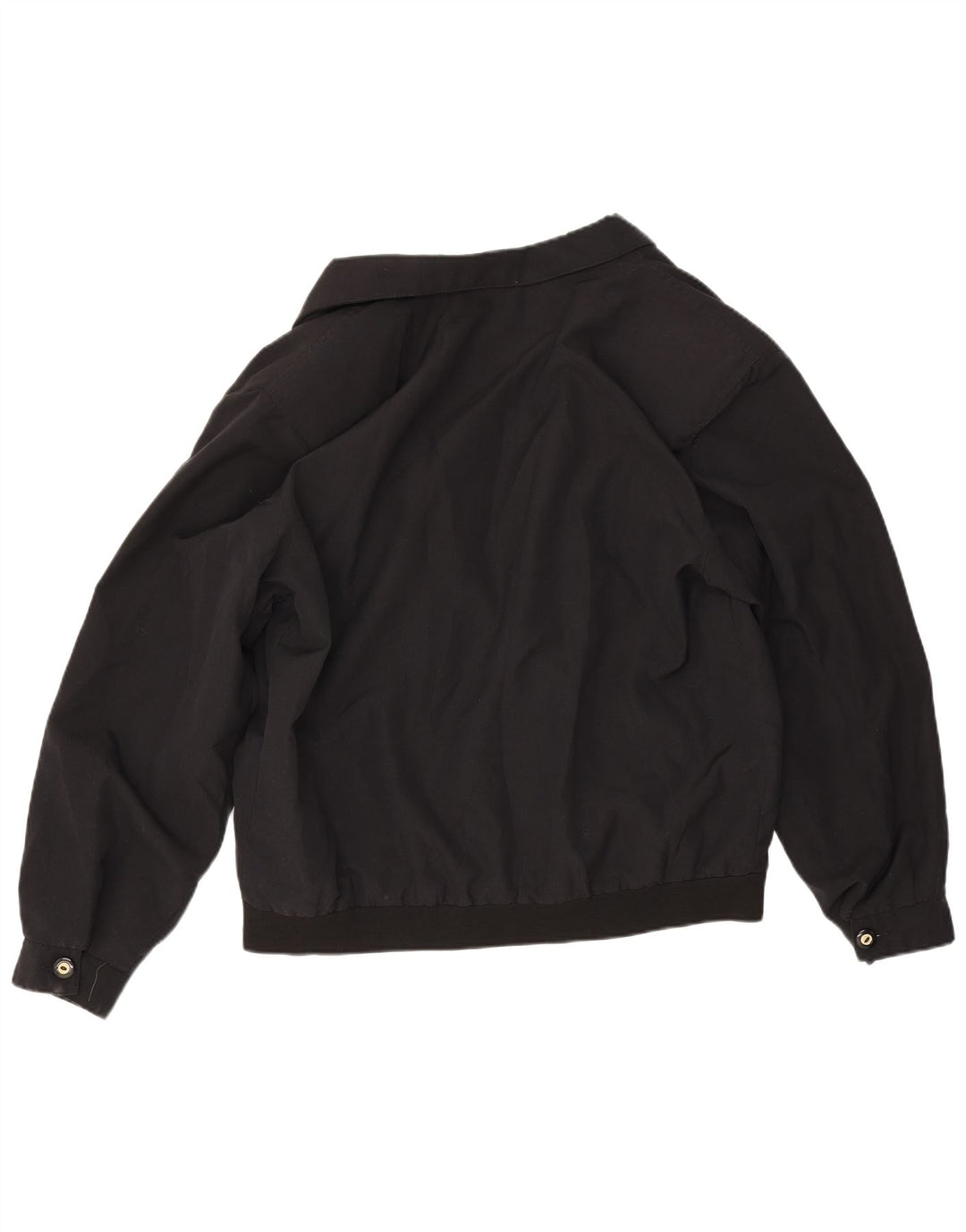 Vintage Herren Bomberjacke Große schwarze Baumwolle