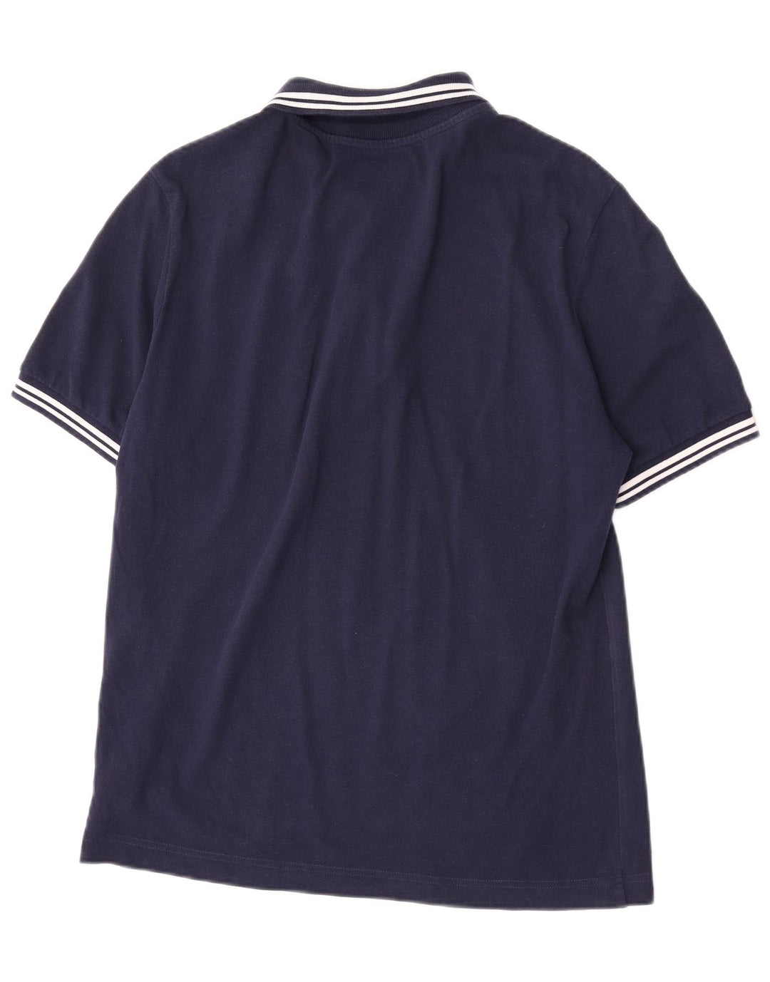 Kappa Herren-Poloshirt aus mittelblauer, gestreifter Baumwolle
