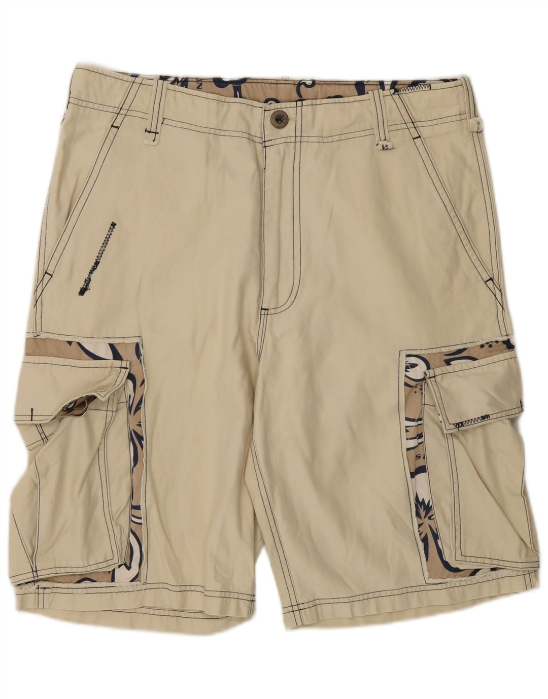 Sundek Herren Cargoshorts W31 Mittelbeige Baumwolle