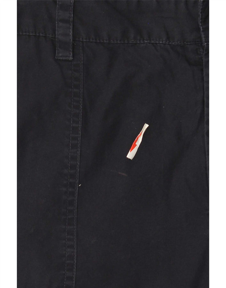 Chaps Damen gerade Capri-Cargohose US 8 Medium W32 L21 Marineblau