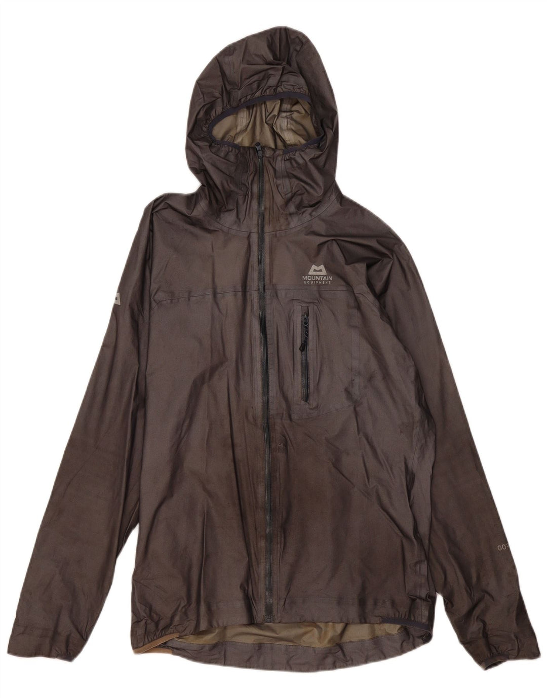 MOUNTAIN EQUIPMENT Damen-Regenjacke mit Kapuze, UK 14, Größe L, Grau