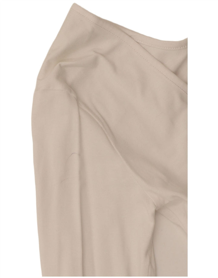 Fila Langarm-Body mit Grafik für Damen, UK 12, mittelgrau, aus Baumwolle