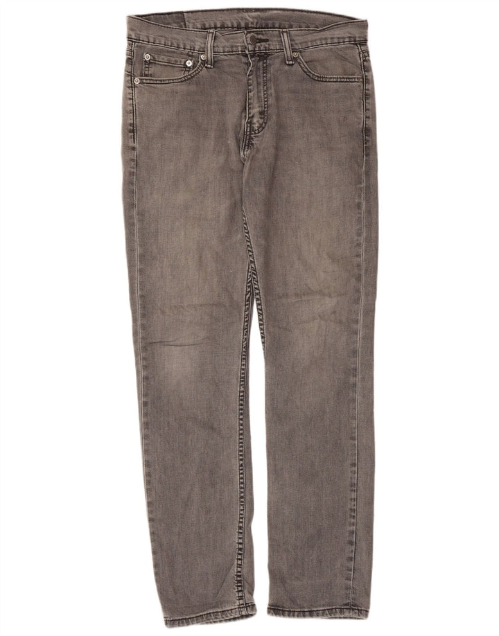 Levi's Herren 511 Slim Jeans W33 L32 Graue Baumwolle