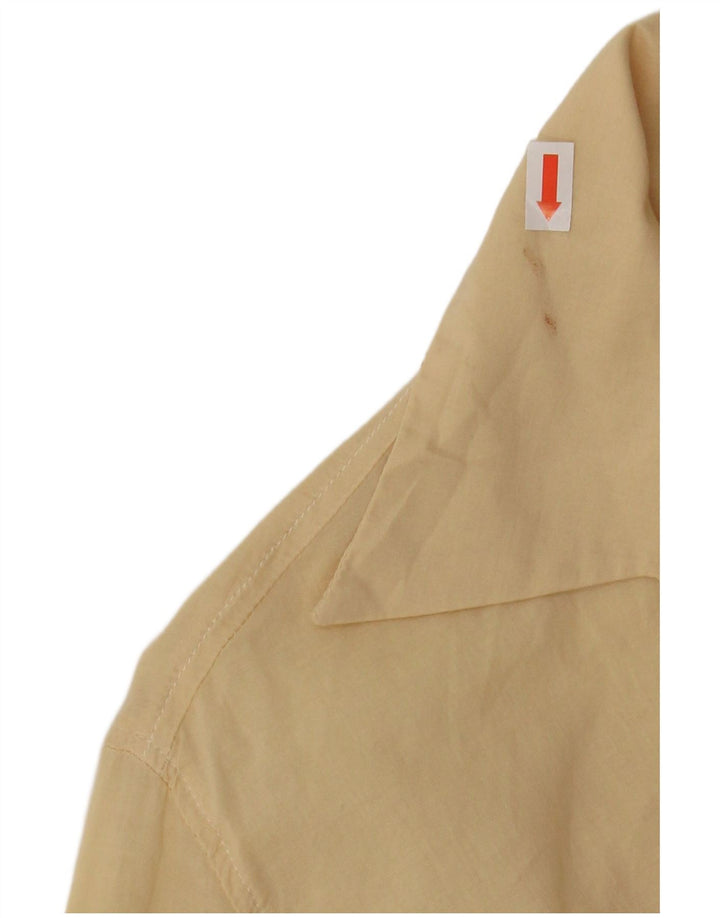 Murphy & Nye Damen-Pulloverhemd mit 3/4-Ärmeln, UK 14, mittelgelb, Baumwolle