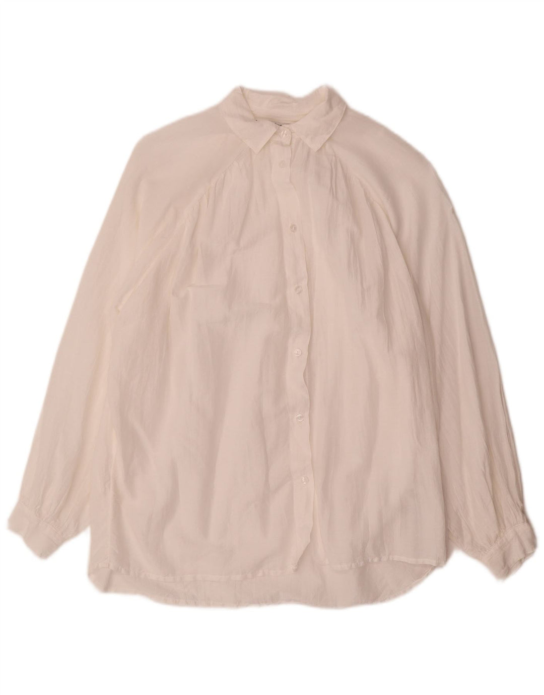 PEPE Jeans Damen-Oversize-Hemd, UK 14, mittelweiße Baumwolle