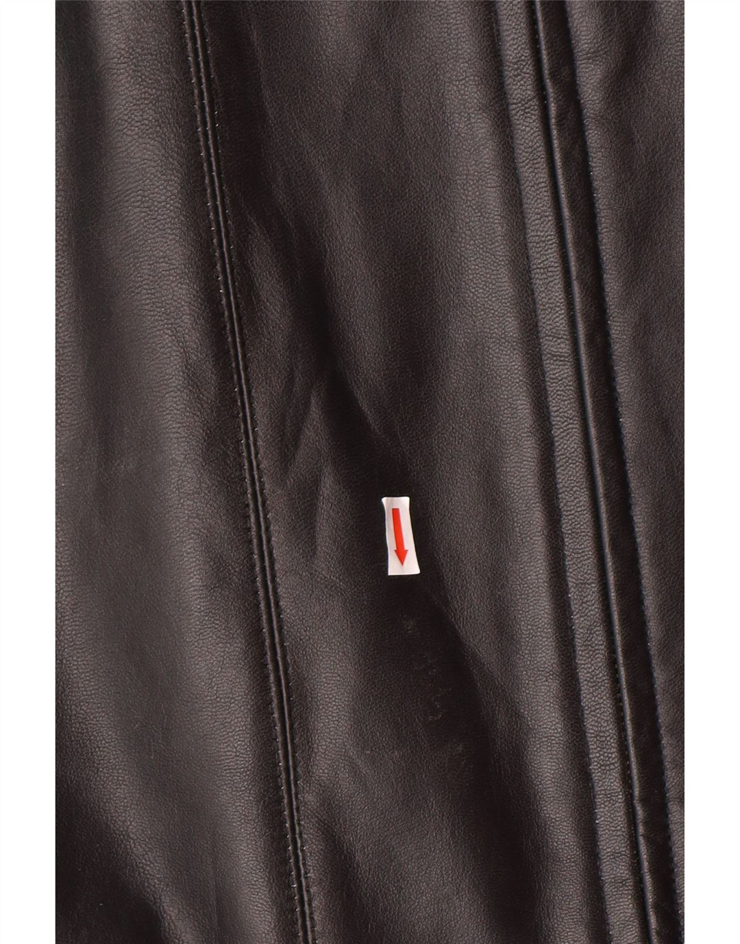 VINTAGE Mens Leather Jacket UK 36 Small Black Leather