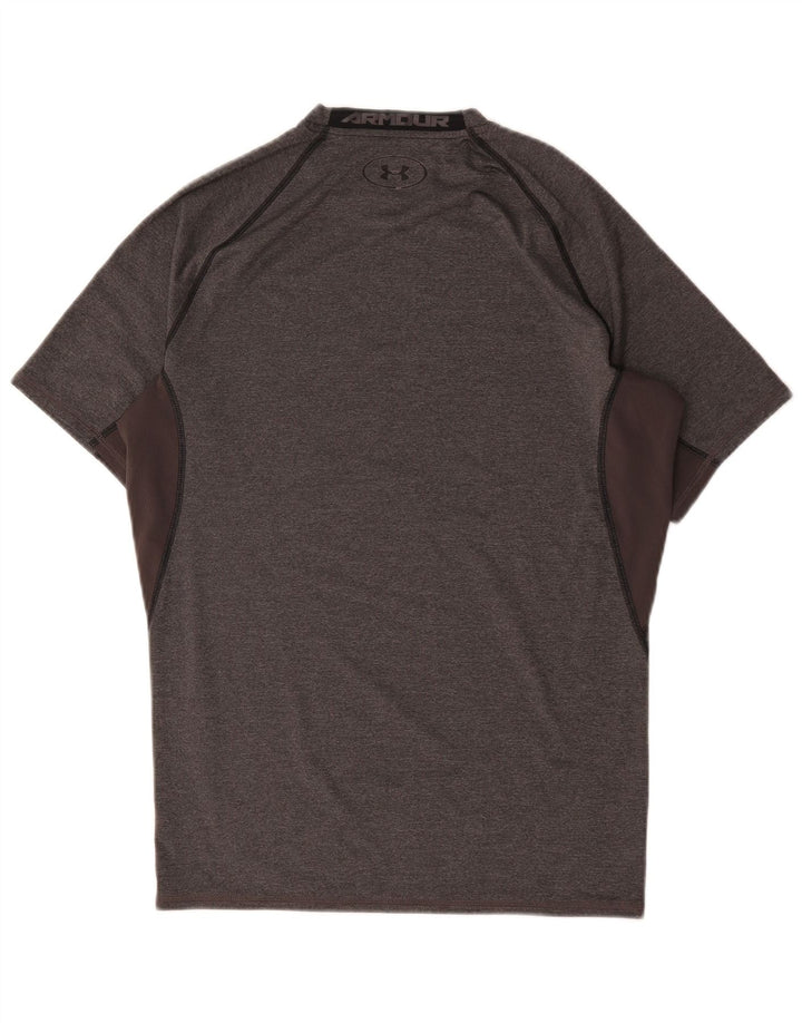 Under Armour Herren-T-Shirt-Oberteil, Mittelgrau, Farbblock