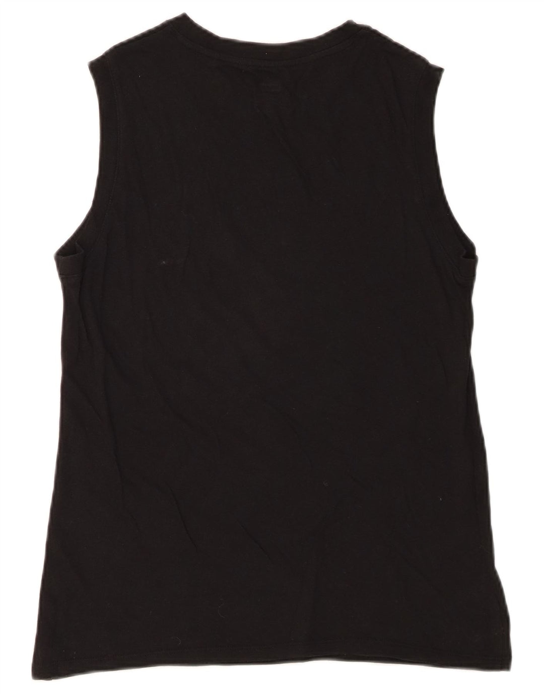 Levi's Damen Graphic Vest Top UK 10 Small Schwarz Baumwolle