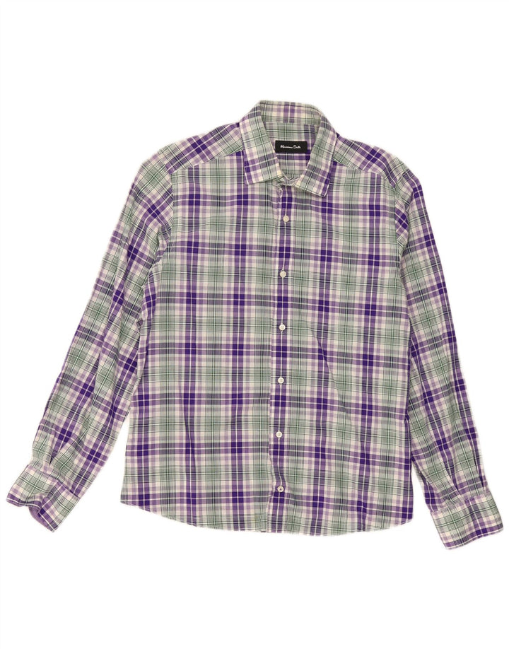 Massimo Dutti Herrenhemd, groß, mehrfarbig, kariert