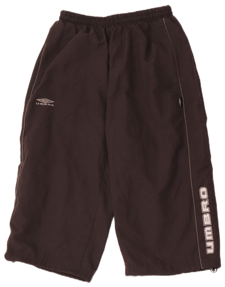 UMBRO Herren Capri-Trainingshose mit Grafik, Größe S, Schwarz