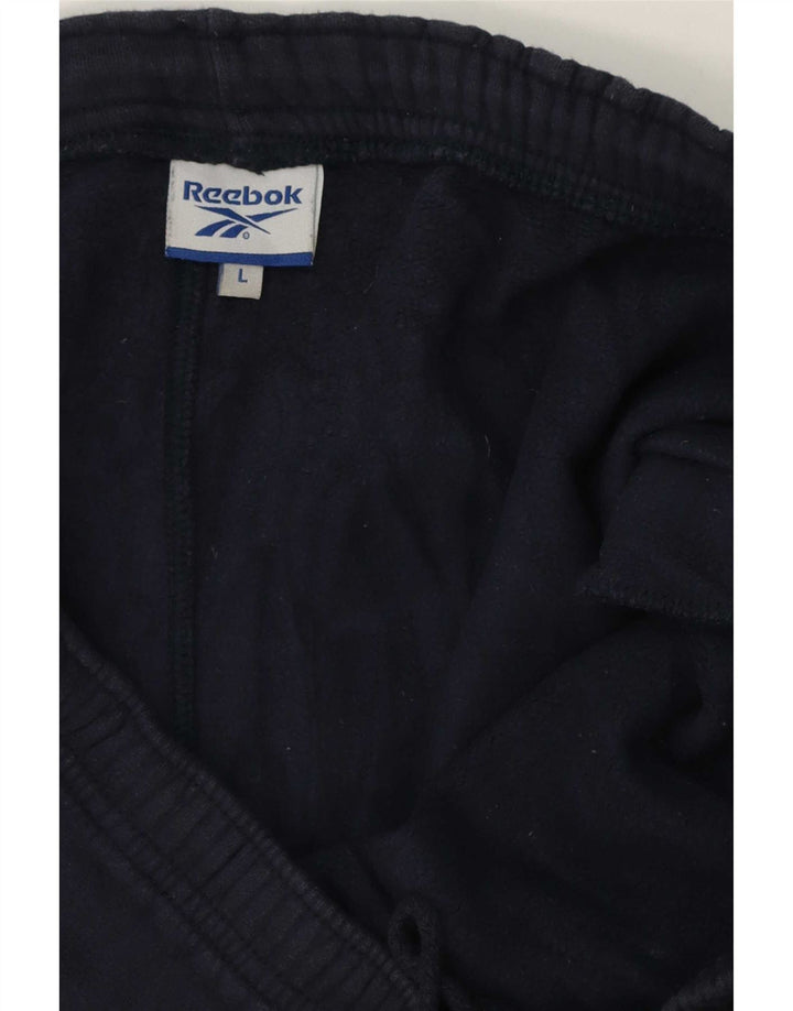 Reebok Herren-Trainingshose, groß, marineblau, Baumwolle