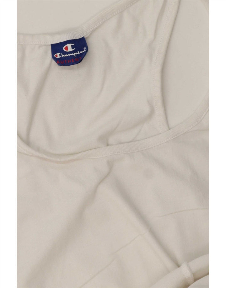 Champion Herren-Trägershirt, Größe L, Weiß