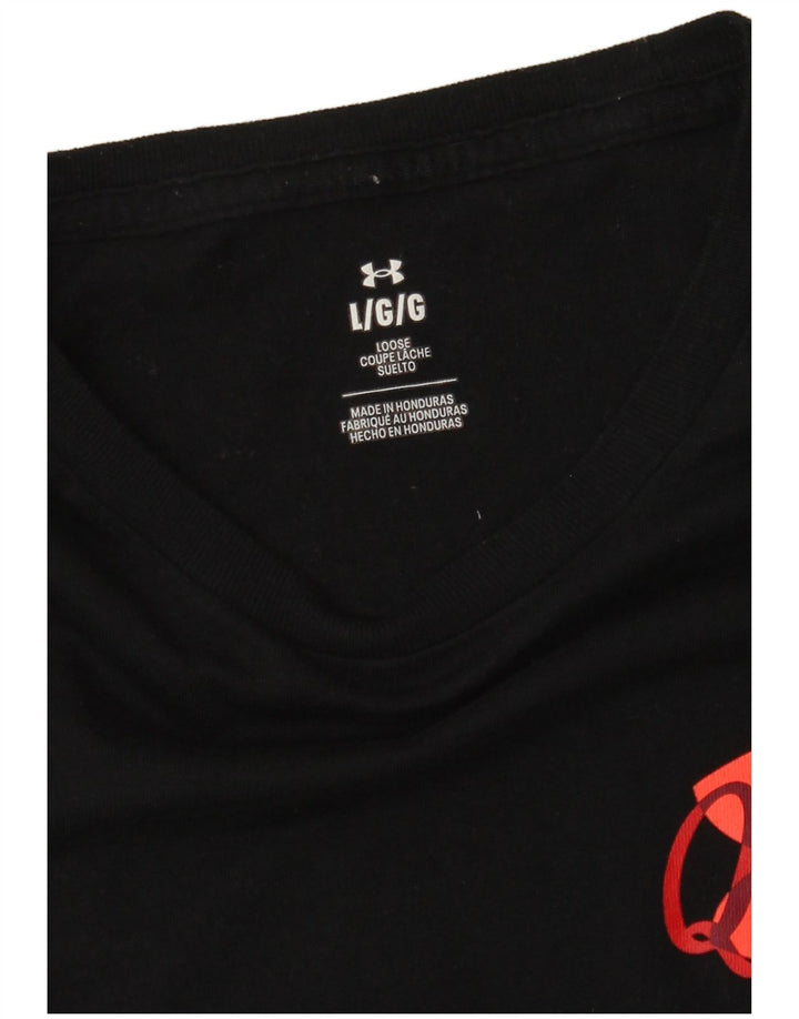 Under Armour Herren-T-Shirt mit Grafik, Größe L, Schwarz