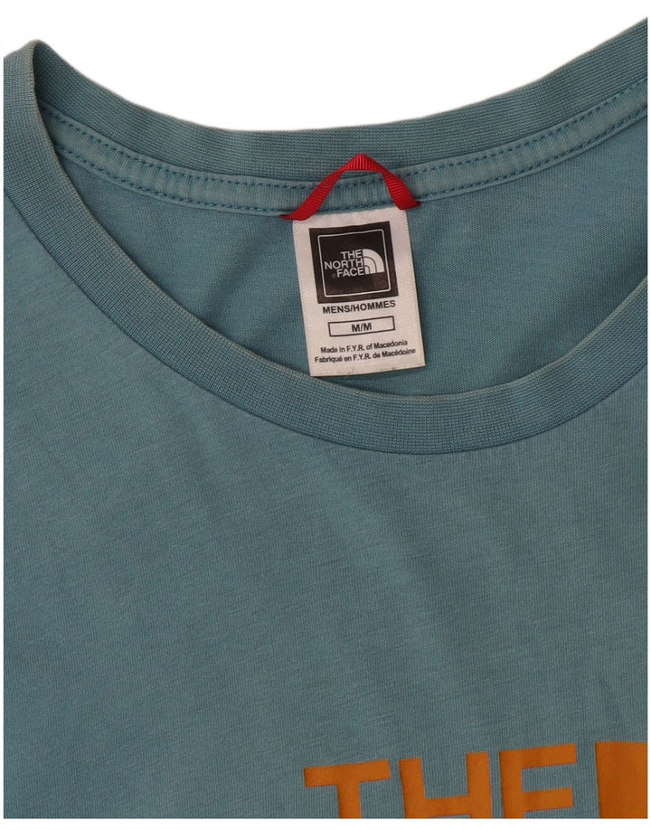 The North Face Herren Grafik-T-Shirt-Oberteil Mittelblau