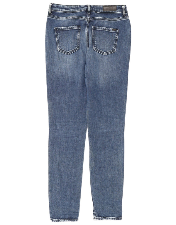 Armani Exchange Damen Super Skinny Jeans W28 L30 Blaue Baumwolle