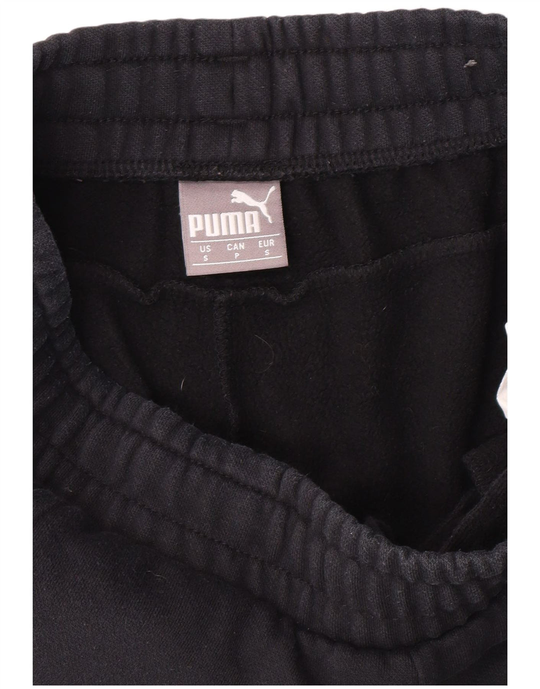 PUMA Mens Tracksuit Trousers Joggers Small  Black Cotton