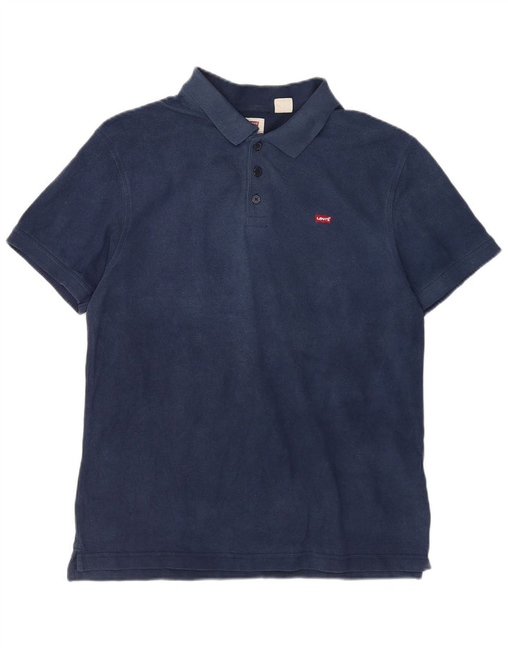Levi's Herren Standard-Poloshirt, groß, marineblau, Baumwolle