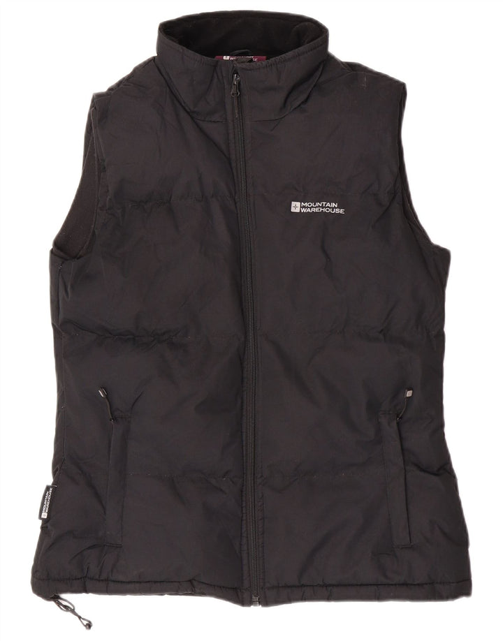 Mountain Warehouse Damen-Übergröße, wattierte Weste, UK 10, Größe S, Schwarz