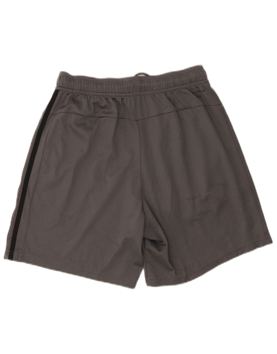Adidas Herren-Sportshorts mit normaler Passform, Größe S, grau, Polyester