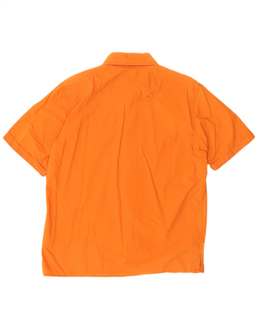 COLUMBIA Herren Kurzarmhemd Small Orange Polyester