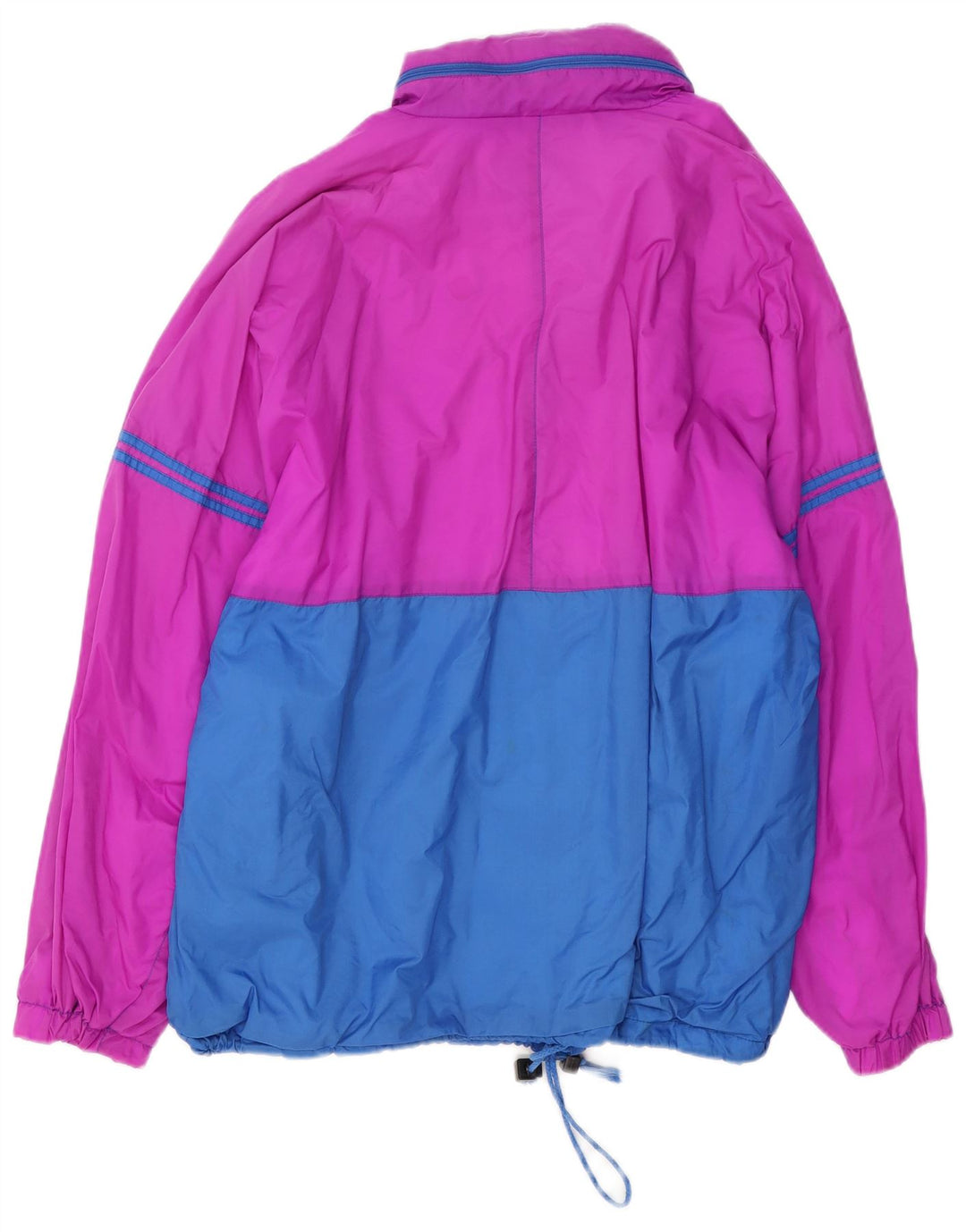 Marcel Clair Herren-Regenjacke mit Kapuze, UK 40, Größe L, Lila, Farbblock