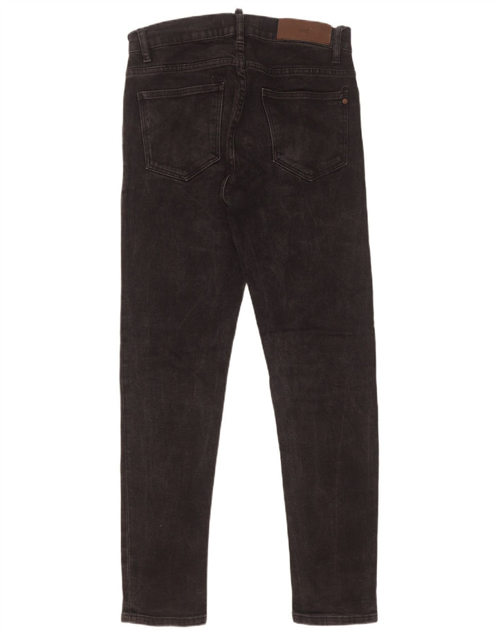 Zara Herren Slim Jeans EU 38 Small W30 L30 Schwarz