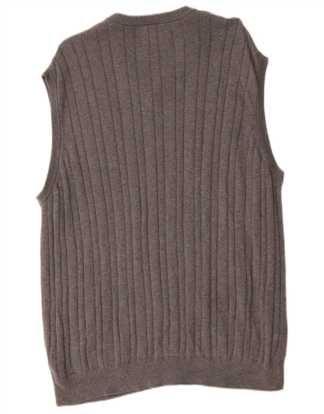 Marks & Spencer Herren Weste Tank Top 2XL Grau Baumwolle