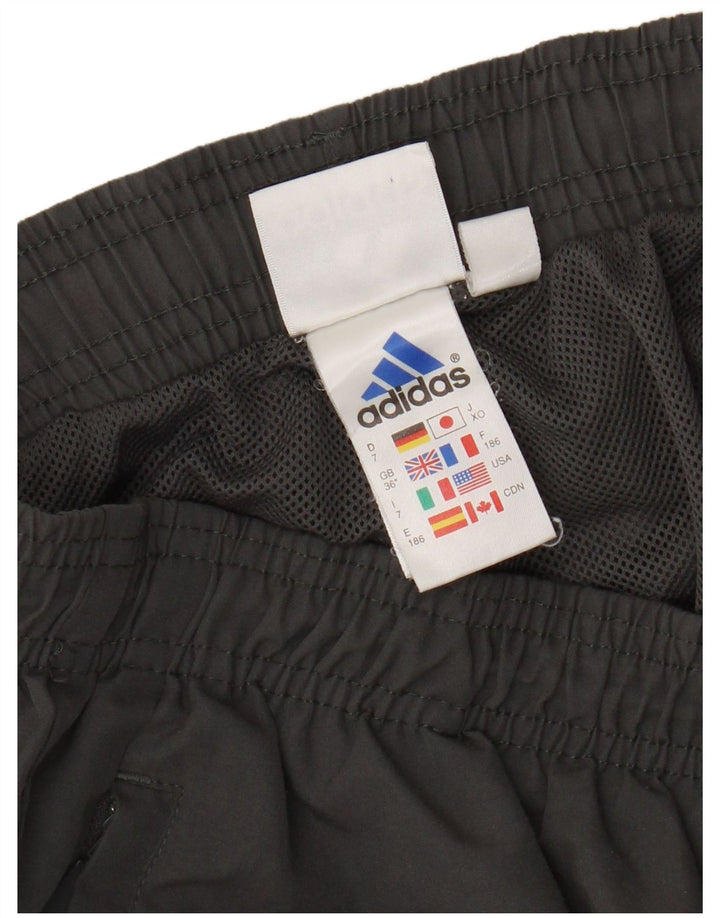 Adidas Herren-Trainingshose, großes graues Polyester