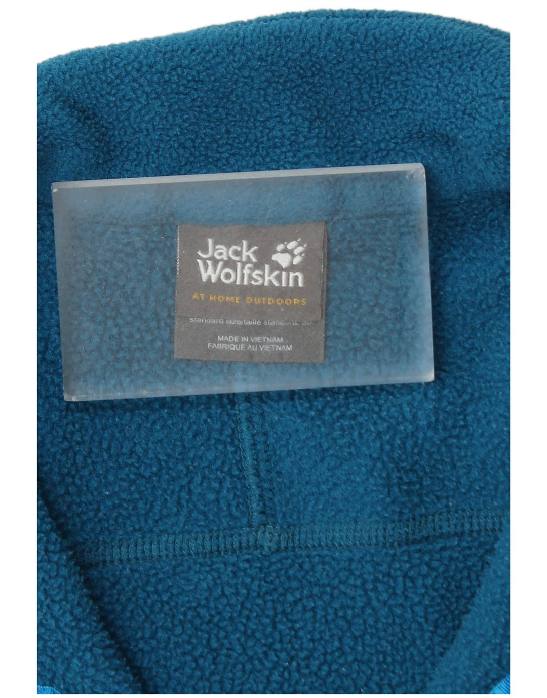 JACK WOLFSKIN Mens Fleece Jacket UK 40 Medium Blue Polyester