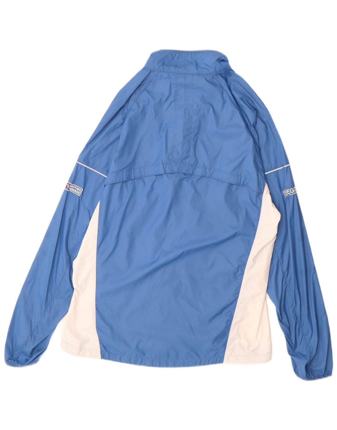 Nike Herren Regenjacke UK 38 Mittelblaues Colourblock-Nylon